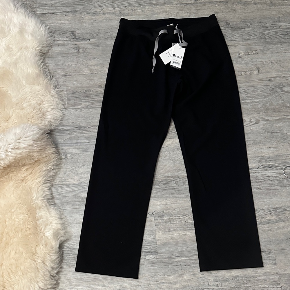 Figs Black Basic Pants